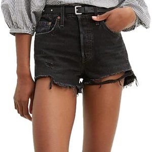 Levi’s 501 Original Cutoff High Rise shorts- Wise Up- Size 4 or 27